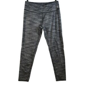 RBX Active Grey Heathered Stretch Athletic Leggings Womens Size L